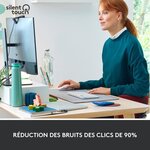 Souris sans fil logitech signature m650 - silencieuse  bluetooth  boutons programmables - blanche