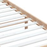 vidaXL Cadre de lit sans matelas bois massif