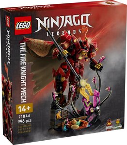 LEGO NINJAGO - Robot du Chevalier de Feu - Set de Construction 71846