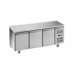 Desserte refrigeree inox  -2/+8°c  gaz r600 - r600a - acier inoxydable3pleine x600xmm