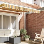 vidaXL Bande de auvent Multicolore 2.3 x 0.2 m Toile