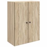 vidaXL Armoire Murale 66 x 34 5 x 90 cm Bois d'ingénierie Chêne Sonoma