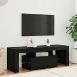vidaXL Meuble TV Chêne noir 120 x 35 x 40 cm Bois d'ingénierie