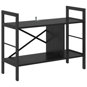 vidaXL Étagère Chêne noir 75 x 30 x 58 5 cm Bois d'ingénierie