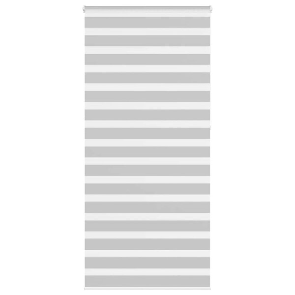 vidaXL Store zèbre gris clair largeur du tissu 105 9 cm polyester