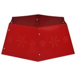 vidaXL Jupe de sapin de Noël Rouge Ø68x25 cm