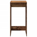 vidaXL Table de bar vieux bois 51x50x103 5 cm bois d'ingénierie