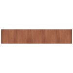 vidaXL Tapis rectangulaire marron 100x1000 cm bambou