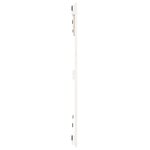vidaXL Tête de lit murale Blanc 127 5x3x90 cm Bois massif de pin