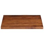 vidaXL Dessus de table 70x70x3 8 cm carré bois massif de récupération
