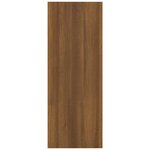 vidaXL Table console Chêne marron 105x30x80 cm Bois d'ingénierie