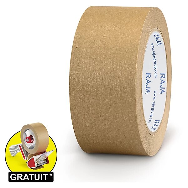 Ruban adhésif en papier kraft raja résitant 70 g/m² 50 mm x 66 m (lot de 24)