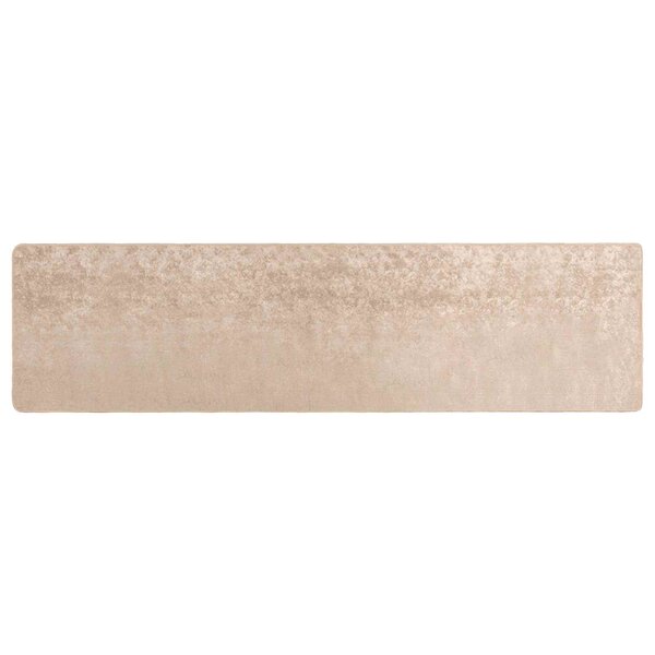 vidaXL Coureur de Tapis MARSA Beige 80 x 300 cm Polyester et PVC