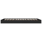 vidaXL Cadre de lit sans matelas noir 90x200 cm bois d'ingénierie