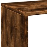 vidaXL Étagère séparatrice de pièce chêne fumé 69 5x29x69 5 cm