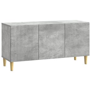 vidaXL Meuble TV Gris béton 99 x 34 5 x 50 cm Bois d'ingénierie