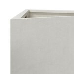 vidaXL Jardinières 2 Pièces triangulaire 40x34 5x70 cm acier inoxydable