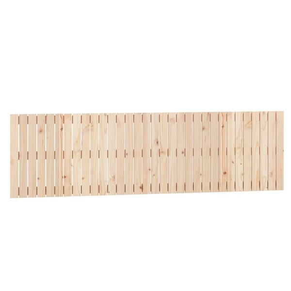 vidaXL Tête de lit murale 204x3x60 cm Bois massif de pin