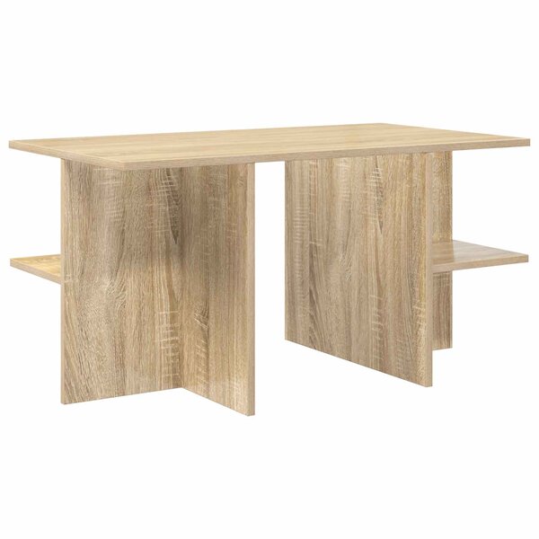 vidaXL Table basse Chêne Sonoma 87 x 50 x 45 cm Bois d’ingénierie