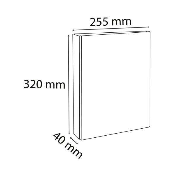 Classeur Rembordé Polypropylène Avec Intercalaires Pour Fiches Bristol 148x210 2 Anneaux 25mm Exacompta 3130630510604