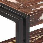 vidaXL Table console 90x30x75 cm Bois de récupération massif