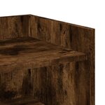 vidaXL Buffet chêne fumé 45x35x75 cm bois d'ingénierie