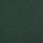 vidaXL Cadre de lit sans matelas vert foncé 160x200 cm velours