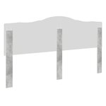 vidaXL Tête de lit Gris béton 200 cm Bois d'ingénierie