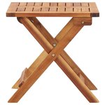 vidaXL Table pliable de jardin 40x40x40 cm Bois d'acacia massif