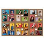 vidaXL Collage de cadres photo de photo 24x(10x15 cm) Marron clair MDF