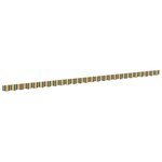 vidaXL Bande de auvent Vert et jaune 5.8 x 0.2 m Toile