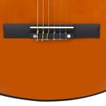Vidaxl jeu de guitare classique d'enfants et débutants 8 pièces 1/2 34"