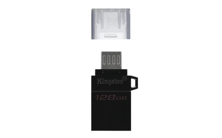 Kingston 128gb dt microduo 3 gen2+micro 128gb dt microduo 3 gen2 + microusb android/otg