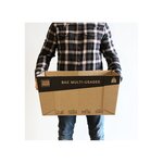 Pack and Move - Lot de 10 caisses en carton - 53 x 30 x 26 cm - Transport  déménagement  stockage