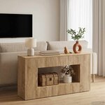 vidaXL Table console Chêne Sonoma 101 x 29 x 74 cm Bois d’ingénierie