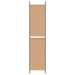 vidaXL Paravent à 6 panneaux Beige 300 x 220 cm Tissu