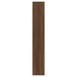 vidaXL Armoire à chaussures miroir 3niveaux Chêne marron 63x17x102 5cm