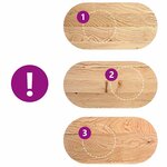 vidaXL Dessus de table 100x50x2 cm bois de chêne massif ovale