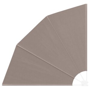vidaXL Écran de confidentialité pour balcon Taupe 140 x 140 cm tissu