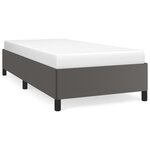 vidaXL Cadre de lit sans matelas gris 90x200 cm similicuir