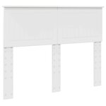 vidaXL Tête de lit Blanc Brillant 120 cm Bois d'ingénierie