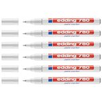 Marqueur Peinture 780 Blanc Pointe Fine 0 8 mm x 6 EDDING