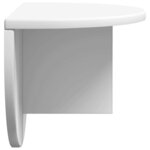 vidaXL Étagère Murale Blanc 38 x 19 x 19 cm Bois d'ingénierie