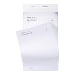 Bloc Maître d'Hôtel 50 feuillets autocopiants numérotés en dupli Format 8x15 cm x 10 EXACOMPTA