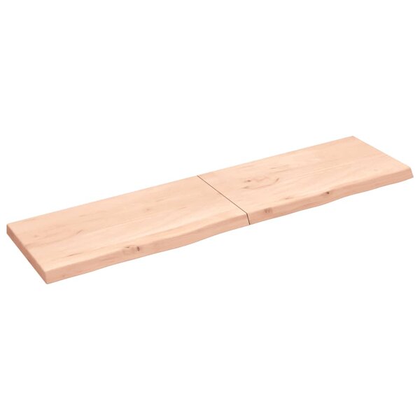 vidaXL Dessus de table 200x50x(2-6) cm bois de chêne massif non traité