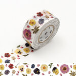 Masking Tape MT 2 5 cm PACK floral - pressed flower