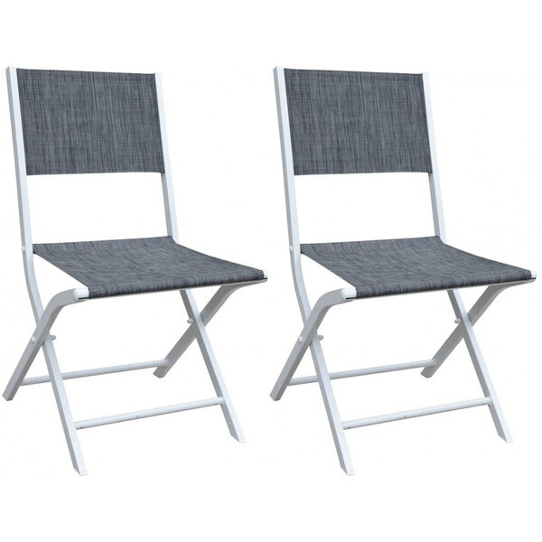 Chaise pliante modulo (lot de 2)