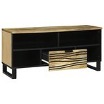 vidaXL Meuble TV - 100 x 33 5 x 46 cm  en bois de manguier massif.