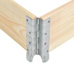 Vidaxl jardinière surélevée 50x100 cm bois de pin solide