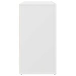 vidaXL Buffet avec tiroir Blanc 120 x 36 x 69 cm Bois d'ingénierie